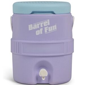 Igloo Barrel of Fun Cooler - Lavender and Light Blue